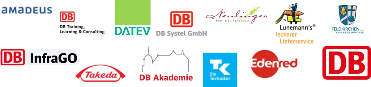 Sammlung Kundenlogo (Auswahl)