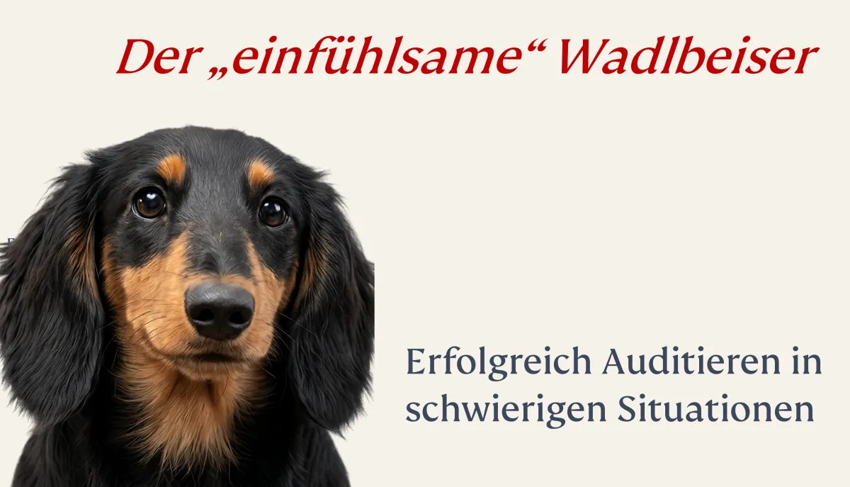 Der einfühlsame Wadlbeiser - erfolgreich Auditieren, schwierige Situationen